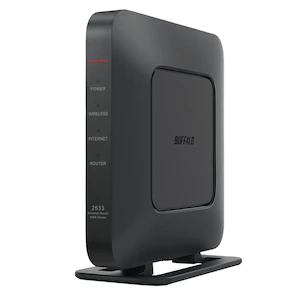 バッファローWi-Fi 5(11ac)対応 1733+800Mbps 無線LANルーター ブラックBUFFALO AirStationWSR-2533DHPL2-BK